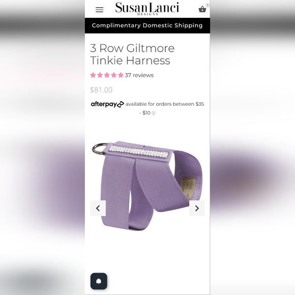 Susan Lanci Harness + Collar + Leash (XS) - Picture 7 of 9